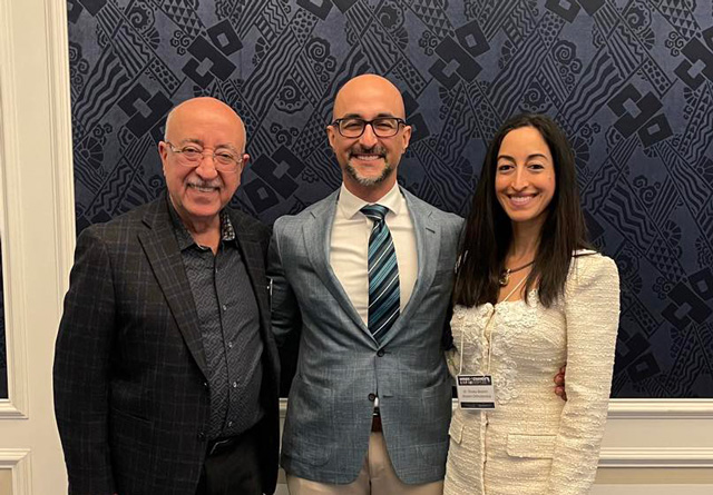 Dr. Farhad Moshiri (left), Dr. Maz Moshiri (center), and Dr. Shuka Moshiri (right)