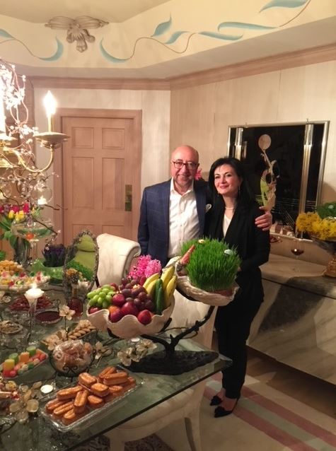 Dr. Farhad Moshiri and his wife, Fariba